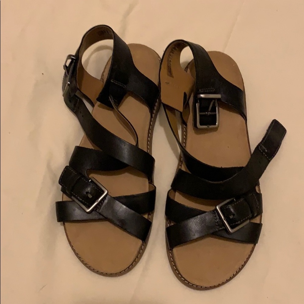Clarks Artisan Black Sandal